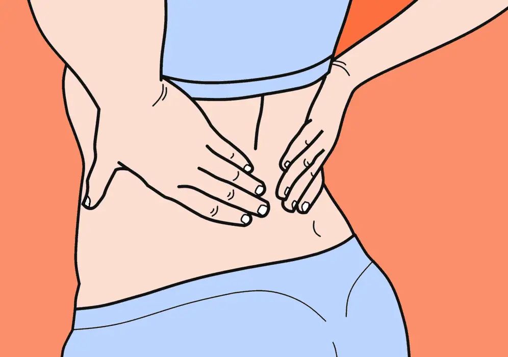 on keto diet but developed lower back pain